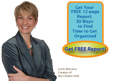 Lorie Marrero, Chief Executive Organizer and creator of The Clutter Diet will help you get started decluttering and show you how to keep clutter out of your life