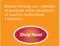 Shop for solutions developed by professional organizers to help organize yourself and home